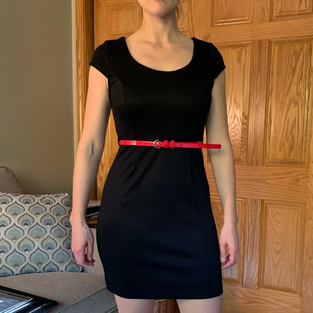 NWOT Monteau little black dress, size Small